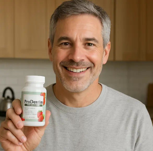 Happy user with ProDentim